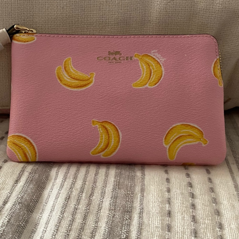 COACH Corner Zip Wristlet